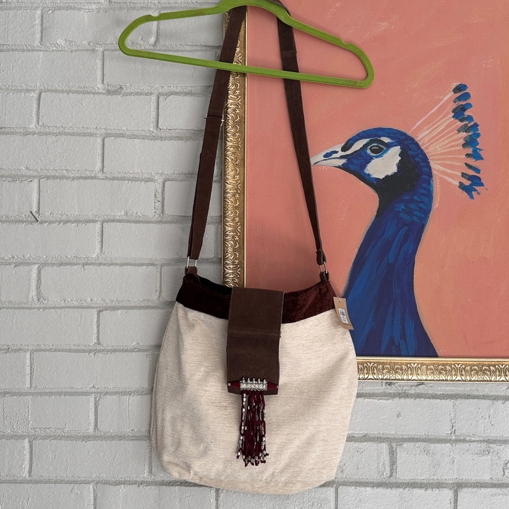 NWT Earthbound Trading crossbody purse bag boho southwestern aztec